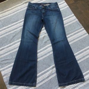 Size 28. Chip and Pepper. Mid rise flare jeans